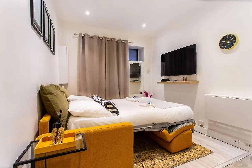 Condamine/Batignolles : Cosy Studio Lägenhet Paris 0*,
